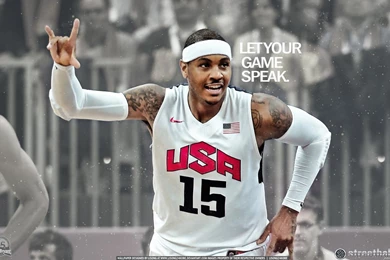 Team USA Carmelo Anthony Olympic Basketball Wallpapers   Streetball