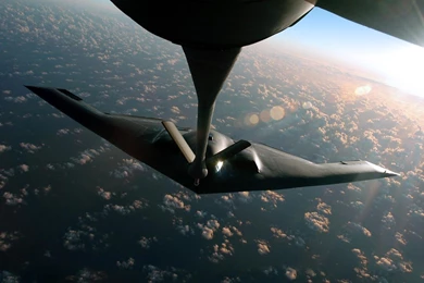 B2 SPIRIT STEALTH BOMBER FILL UP WALLPAPER   (