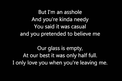 Asshole   Rudderless   Lyrics   YouTube
