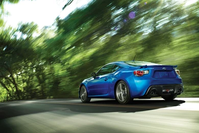 Subaru BRZ Green   Wallpaper.