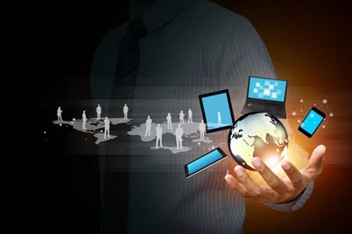 Information Technology Network Hand Business Desktop Wallpapers ...