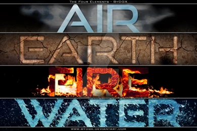 The Four Elements   Wallpapers By ByDGX On DeviantArt