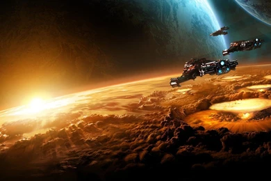 VRTY.ORG   Spaceship awesome cool digital galaxy planet sci fi ...