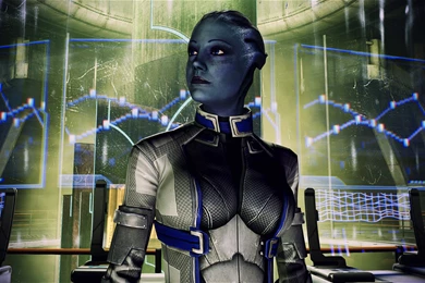 Liara T'Soni On Thessia By Hallucinogenmushroom On DeviantArt