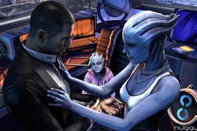 Mass Effect, Asari, Liara T'Soni, Huggybear, John Shepard ...