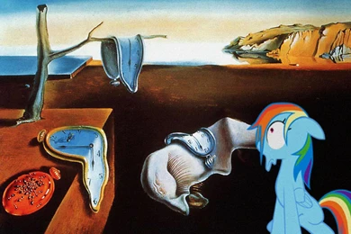 Rainbow Dash And The Persistence Of Memory By Normanb88 On DeviantArt