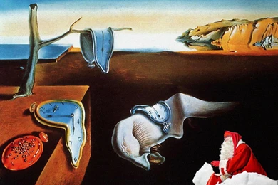 The Persistence Of Memory Of Santa