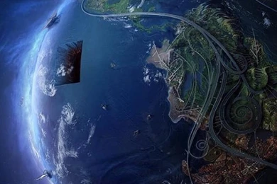 Galaxy Note HD Wallpapers: 3D Earth Galaxy Note HD Wallpapers