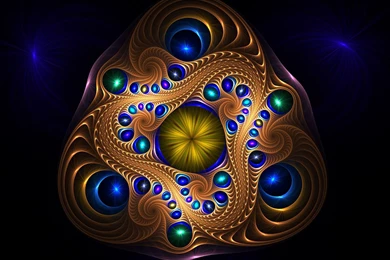 3D Abstract Peacock Feather Shades Wallpapers