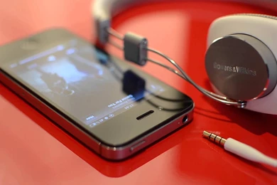 Red Bowers And Wilkins P3 Headphones Wallpapers