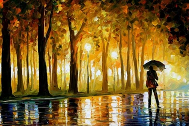 Oil Painting By Leonid Afremov   (