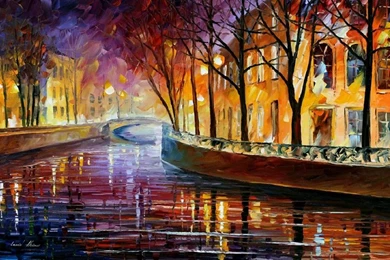 Misty Melody By Leonidafremov Leonid Afremov Have Found His Body ...
