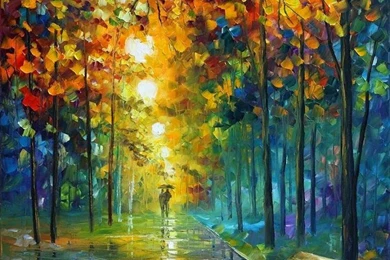 PAINTING] Autumn Paintings By Leonid Afremov   ART FOR YOUR WALLPAPER
