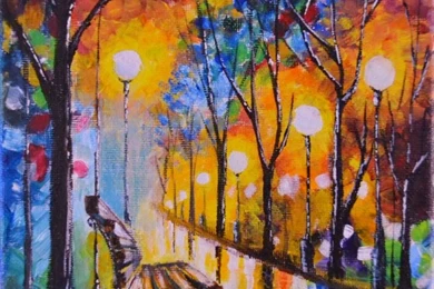 PAINTING] Autumn Paintings By Leonid Afremov   ART FOR YOUR WALLPAPER