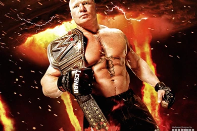 The New WWE World Heavyweight Champion, Brock Lesnar WWE ...