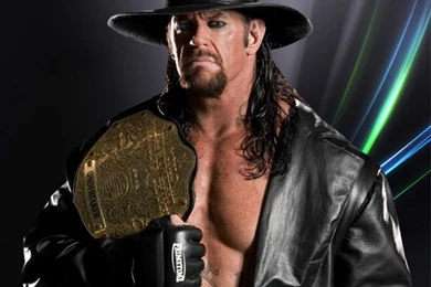 Undertaker W/ The World Heavyweight Championship