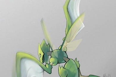 Pokedexxy Day 1   Scyther By DragonChameleon On DeviantArt