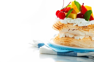 Download Wallpapers 1920x1200 Cake, Cream, Fruit, Cherry, Whipped ...