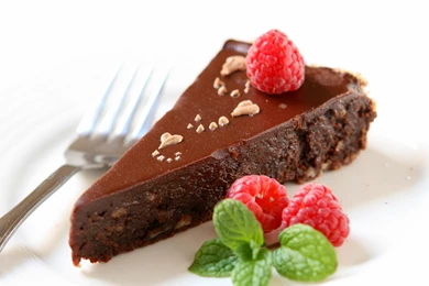 Download Wallpapers 3840x2160 Cake, Chocolate, Piece, Cut ...