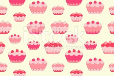Sweet Cakes Seamless Background. Stock Vector Art 8234361   IStock