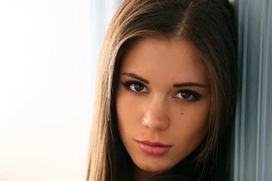 Legs Women Blurred Light Green Hoodie