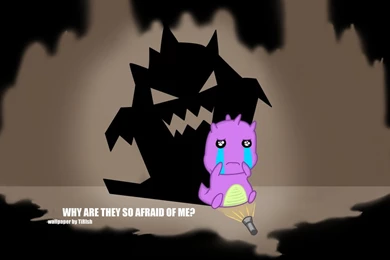 Wallpapers   Cute Monster O2 By TiRiSh On DeviantArt