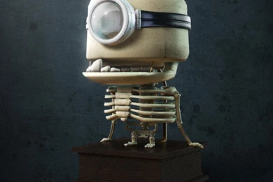 Minions Wallpapers   Evil Minion Skeleton   PlanetMinion