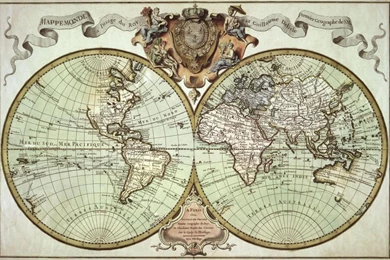 Wallpapers Old World Map The X 1280x800