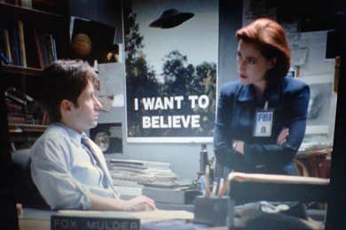 I Want To BeLIEve' X Files Poster ... Part Of Psychological Warfare?
