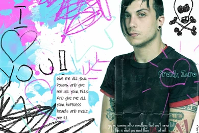 DeviantArt: More Like Frank Iero Wallpapers By Blink Me x