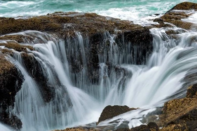 Sea Cave On The Oregon Coast