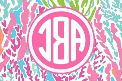 Lilly Pulitzer Monogram Wallpapers 6 Prints Available On Etsy E ...