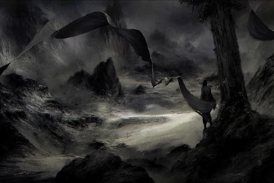 Black Dark Fantasy Art Wallpapers