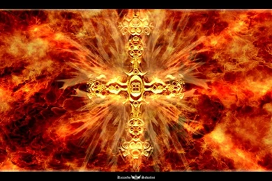 Cross Evil Design Cross In Hell – Abstract 3D And CG HD Desktop ...