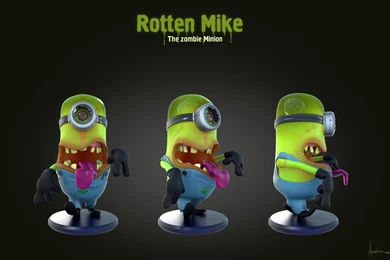 Funny Zombie Minions Wallpapers