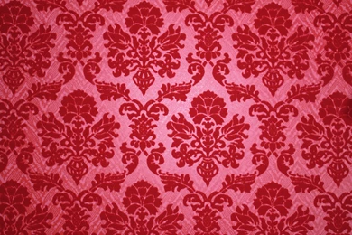 Retro Flocked Wallpapers (Hannah's Treasures Vintage Wallpapers Blog)