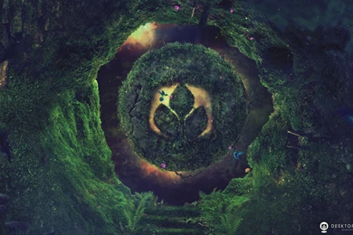 Forest Wallpaper, Nature, Digital Art, Tree, Nature, Hd, Design