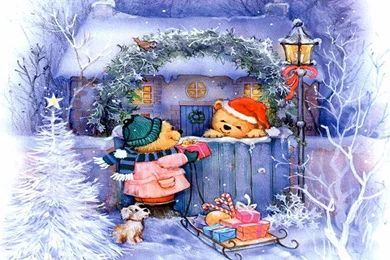 Winter Christmas Wallpapers   Crazy Frankenstein