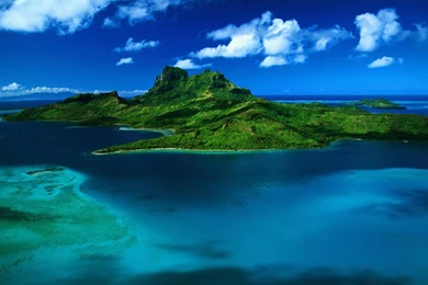 Wallpapers Facebook Cover Nature Free Hd Dark Blue Paradise Island ...