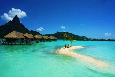 Beaches: Paradise Island Summer Nature Beaches Bora Wallpapers Wide ...