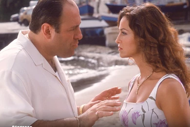 The Sopranos Wallpapers Download   Tony soprano woman
