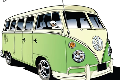 VOLKSWAGEN BUS Van Truck Volkswagon Custom Tuning Lowrider Socal ...