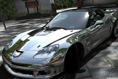 Corvette ZR1 Chrome HD Desktop Wallpapers : Widescreen : High ...