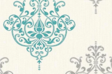 NEW LUXURY HOLDEN CASSANDRA DAMASK EMBOSSED TEXTURED GLITTER ...