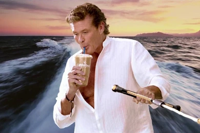 David Hasselhoff Is Thirsty For Love In Coffee Commercial