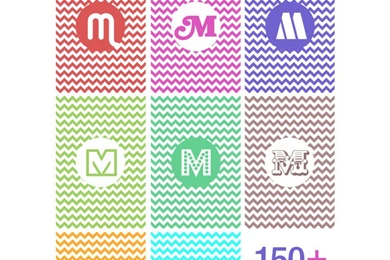Monogram & Backgrounds Maker   Add Text And Monogram Shapes And ...