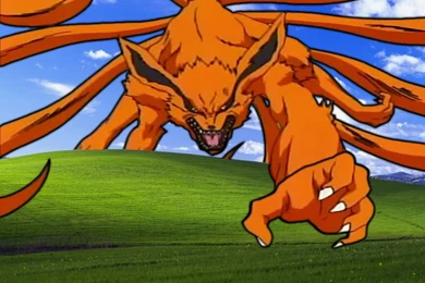 Windows Xp Backgrounds Kyuubi By Cuttyfram On DeviantArt