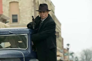 Johnny Depp Public Enemies Publicity Photos