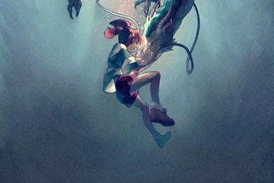 Haku / Spirited Away / Studio Ghibli iPhone 5 Wallpapers (640x1136)
