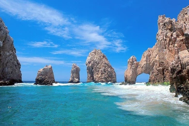 Sun Sea Rocks beautiful Natural Landscape Wallpapers   1680x1050 ...